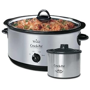 Crock Pot SCV709-SS 7-Quart Stainless Steel Slow Cooker with Little Dipper and Travel Bag by 