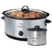 Crock Pot SCV709-SS 7-Quart Stainless Steel Slow Cooker with Little Dipper and Travel Bag