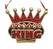 "Casino King" Gambling Crown Christmas Ornament