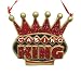 "Casino King" Gambling Crown Christmas Ornament