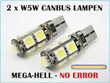 Produkt-Bild: 2 x SMD-LED Standlicht Lampe Canbus xenon-wei&szlig; VW Golf 5 6 Plus o. Fehlermeldung