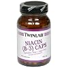 Twinlab Niacin (B-3) 500mg, 100 Capsules (Pack of 4)