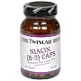 TwinLab Niacin (B-3) Capsules, 500 mg, 100-Count Bottles (Pack of 4)