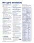 Microsoft Word 2013 Introduction Quick Reference Guide (Cheat Sheet of Instructions, Tips & Shortcuts - Laminated Card)