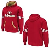 San Francisco 49ers Youth QB Jersey Hooded Sweatshirt by Reebok (S=8)
