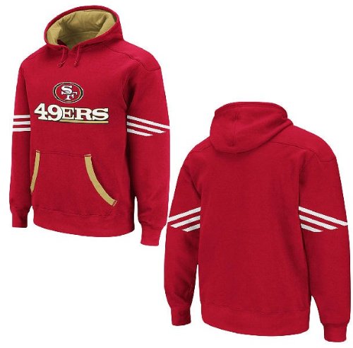 San Francisco 49ers Youth QB Jersey Hooded Sweatshirt by Reebok (S=8)