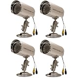 USA Security Store -- CCTV 4 x Sharp CCD 420TVL High Resolution Indoor/Outdoor Vandal Bullet Color Security Camera Infrared Day Night Vision