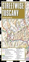 Streetwise Tuscany Map - Laminated Road Map of Tuscany, Italy