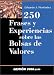 250 frases y experiencias sobre las bolsas de valores