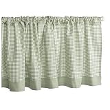 Tadpoles Basics Gingham Rod Pocket Window Valance