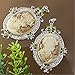JOVIVI® Vintage Crystal Silver Plated Cameo Beauty Bead Pendant