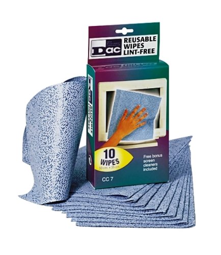 Childrens Toyshop  Computer : Lint Free Re-useable wipes - pack of 10