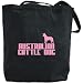 Canvas Tote Bag Black  Retro Australian Cattle Dog  Dog