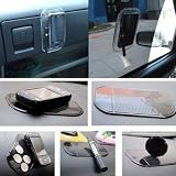 In Car Holder Non Slip Sticky Pad Gadget Mat For Mobile Phone Samsung Smart Phone iPhone SatNav etc (Black/Clear) Picture