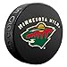 Minnesota Wild Basic Logo Souvenir Hockey Puck By Sher-Wood