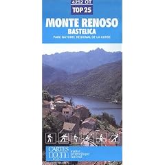 Carte de randonn�e : Monte Renoso