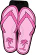 Plasticolor 001387R31 Giant Pink Palm Tree Flip Flops Style Universal-Fit Molded Front Floor Mats - Set of 2 Plasticolor 001387R31 Giant Pink Palm Tree Flip Flops Style Universal-Fit Molded Front Floor Mats - Set of 2