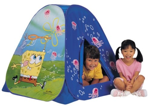 Childrens Toyshop  Toys : Sponge Bob Square Pants Hideaway Tent