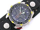 PHILIP PERSIO PILOT TITANIUM CHRONOGRAPH CUFF MEN WATCH