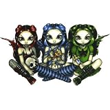 Wicked Tricky and False Strangeling Fairies by Jasmine Becket-Griffith - Sticker Decal