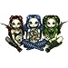 3 Wise Fairies Stickers by Jasmine-Becket Griffith ~ Fairy Decal of Tricksy Fairy, False Fairy & Wicked Fairy