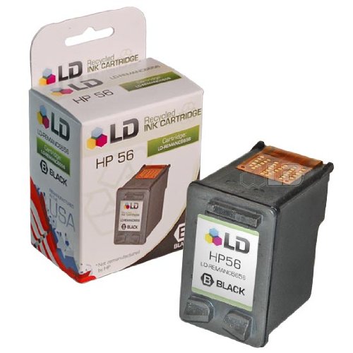 LD © Hewlett Packard C6656AN / C6656A (HP 56 Black) Remanufactured Ink Cartridge