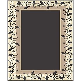 Hatteras Eco-Friendly Duracord Indoor or Outdoor 5 x 8' Neutral Patio Rug