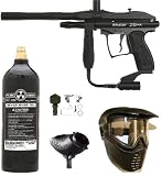 2007 Black Spyder XTRA Paintball Marker Gun Package