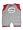 Mish Mish - Infant Baby Boys Sleeveless Romper, Grey, Red (Size 12Months)