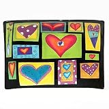 Mary Naylor Heart Design Rectangular Decorative Tray with Hanger