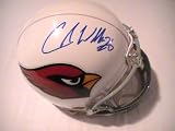 CHRIS BEANIE WELLS SIGNED AUTOGRAPHED ARIZONA CARDINALS MINI HELMET COA + HOLOGRAM