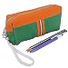 UberLyfe Green and Orange Pencil Pouch for Kids PU-001031-ORGN RS.325.00