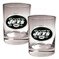 New York Jets Rocks Glass Set - Clear