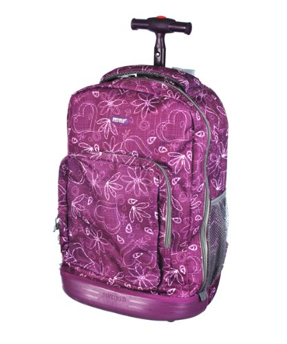 J World Sundance Laptop Rolling Backpack
