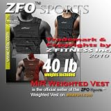 (Weekly Sale - 50% Off !) NEW! ZFO-40LBS Adjustable Weighted Vest (WEIGHTS INCLUDED.One size fits all.)