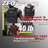 (Weekly Sale - 50% Off !) NEW! ZFO-40LBS Adjustable Weighted Vest (WEIGHTS INCLUDED.One size fits all.)