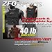 (Weekly Sale - 50% Off !) NEW! ZFO-40LBS Adjustable Weighted Vest (WEIGHTS INCLUDED.One size fits al