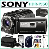 Sony HDR-PJ50V 1080p High Definition 220GB Handycam Camcorder with Wide Ang ....