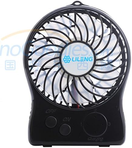 Lileng 839 Desktop Fan for Chlidren USB Charging&amp;lithium Battery Power Supply 3 Speeds Mini Portable Fan