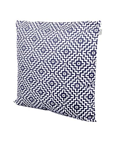 Glam Home Cuscino Hadi Blu/Bianco