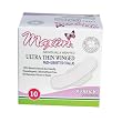 Maxim Ultra Thin, Winged, Chlorine Free, Hypoallergenic Pads, Overnight, Unscented, 10 Count Boxes (Pack of 3)