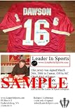 Len Dawson Signed Jersey - Kansas City Chiefs 2 Inscriptions