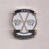 UNH Wildcats Hockey Sticks and Cat Heads Pin