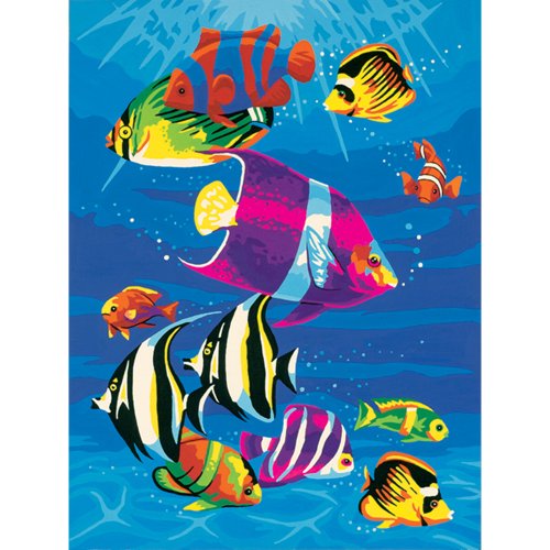 Dimensions Tropical Swim Fische