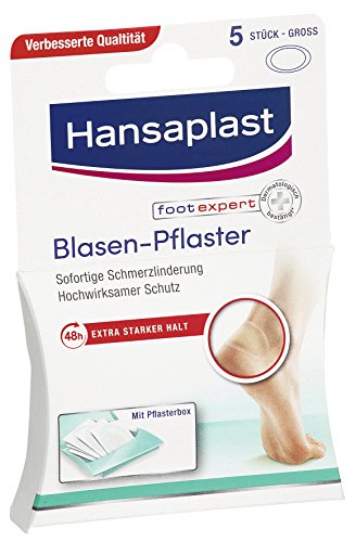 Hansaplast SOS Blasen-Pflaster Groß 5 Stück, 2er Pack (2 x 0,005 l)