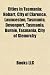 Cities in Tasmania: Hobart, City of Clarence, Launceston, Tasmania, Devonport, Tasmania, Burnie, Tasmania, City of Glenorchy