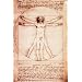 Vitruvian Man Poster Print by Leonardo da Vinci , 24x36 Poster Print by Leonardo da Vinci , 24x36