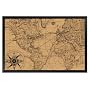 Board Dudes 24"x36" Painted Frame Map Cork Board (17002BDUA)