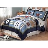 All State Full / Queen Quilt with 2 Shams
