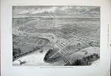 1881 VIEW WINNIPEG CAPITAL MANITOBA CANADA DOMINION ART